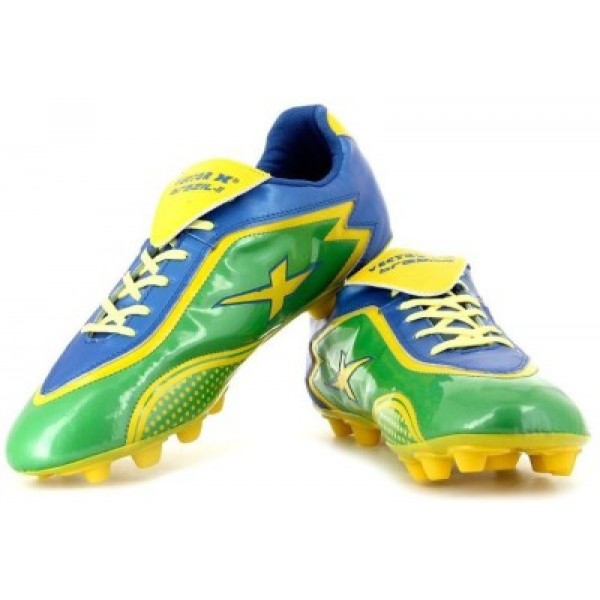 Vector X Brazil II Football Shoes (Green/Yellow/Blue)